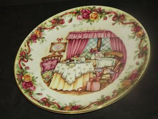 Royal Albert Old Country Roses Ruby Anniversary Collectors Plate / Plaque Rare