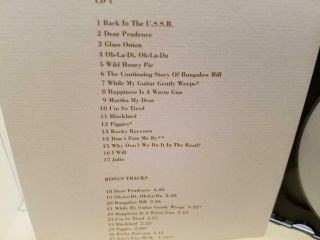 THE BEATLES BEAT CD 012 - 2 MONO WHITE ALBUM RARE AND OOP 2