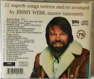 GLEN CAMPBELL Reunited With Jimmy Webb CD Rare Australian Import RAVEN 3