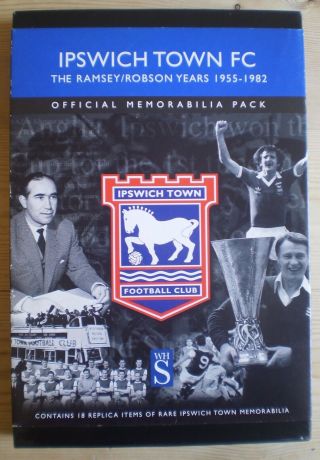 Ipswich Town Fc The Ramsay/robson Years 1955 - 1982,  Rare Memorabilia Set Vg Cond