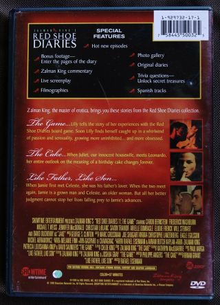 Red Shoe Diaries - (The Game/The Cake/Like Father,  Like Son) Very Rare 2