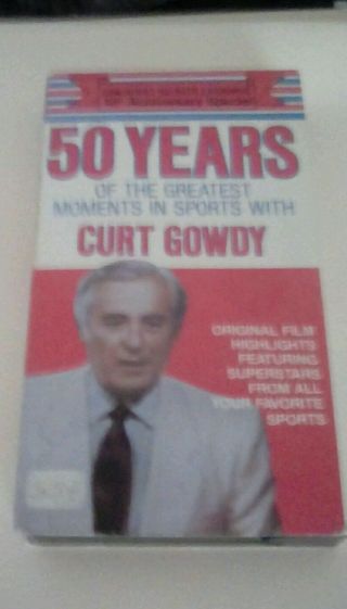 Greatest Sports Legends 10th Anniversary Special Part Ii W/ Curt Gowdy Vhs Rare