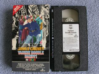 James Cagney Yankee Doodle Dandy In Color Rare Htf Vhs