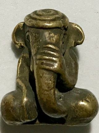 Phra Phikanet/phikanesuan Lp Rare Old Thai Buddha Amulet Pendant Magic Ancient26