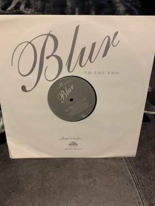 Blur - To The End 12” Promo Very Rare