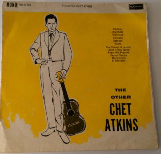 Vinyl Record Rare - Chet Atkins,  The Other Album,  12” Vinyl Lp Record - Vg/g