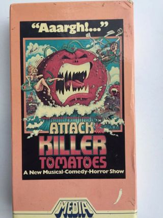 Attack Of The Killer Tomatoes 1981 - Vhs Rare Pop Culture