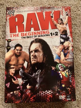 Wwe: Raw: The Beginning - Best Of Seasons 1 2 (dvd,  2010,  4 - Disc Set) Wwf Rare