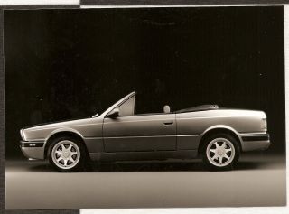 1990 Maserati Biturbo Spyder Period Factory Press Photograph Foto Rare