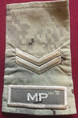Canada - Desert Pattern - Rare - Military Police Corporal Slip On