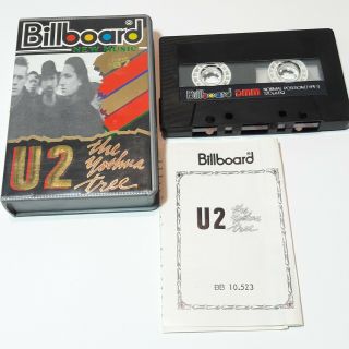 U2 The Joshua Tree Rare Import Cassette Tape Album Billboard