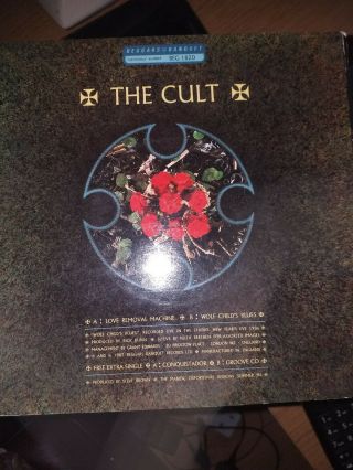 The Cult Love Removal Machine Double 7 Inch Single RARE 3