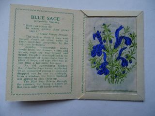 Kensitas Silk Flower 2nd Series Medium - No 31 Blue Sage,  Rare Number