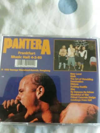 Pantera Fucking Hostile Cowboys From Hell Frankfurt Music Hall 4 2 93 Rare Cd 2