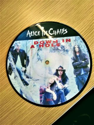 Alice In Chains - Down In A Hole - 7 " Picture Disc - Rare,  Limited Edition
