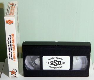 Rare VHS Oklahoma State Cowboys Football Breakthrough Season ' 97 Highlight video 2