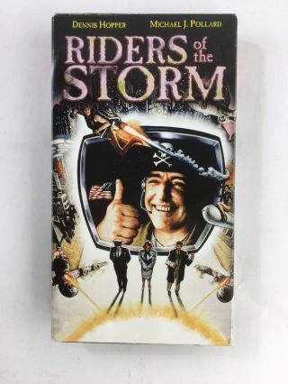 Riders Of The Storm Vhs 1986 Cult Action Comedy Dennis Hopper 2000 Release Rare