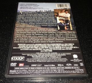 Where Angels Fear to Tread DVD Rare OOP R1 Image Entertainment Helen Mirren 2