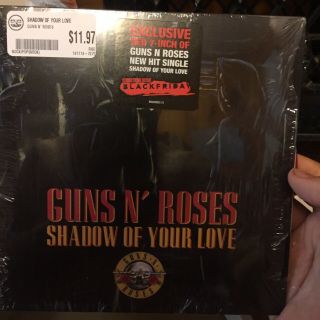 Guns N Roses - Shadow Of Your Love 7 " Nm - Rare Red Vinyl Rsd Axl Slash Duff Izzy