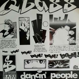 Q.  Bass Dancin People 12 " Vinyl Very Rare Rave Hardcore Jungle