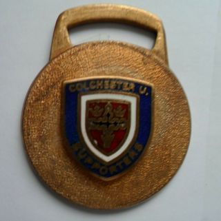 Rare (mw) Colhester United Foootball Supporters Club Enamel Badge/fob