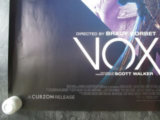 VOX LUX UK MOVIE POSTER QUAD DOUBLE - SIDED CINEMA POSTER 2019 VERY RARE 3
