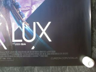 VOX LUX UK MOVIE POSTER QUAD DOUBLE - SIDED CINEMA POSTER 2019 VERY RARE 4