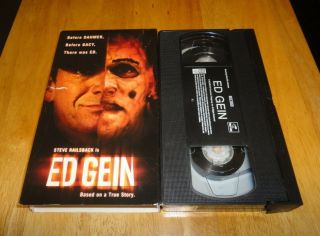 Ed Gein (vhs,  2000) Steve Railsback - Norman Bates Rare Psycho Horror