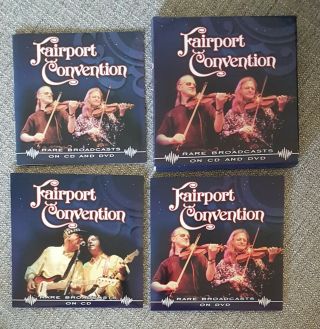 Fairport Convention - Rare Broadcasts - Live Cd 1990 - Live Dvd 2001 - Box Set