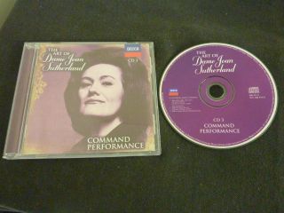 The Art Of Dame Joan Sutherland Ultra Rare Cd Command Performance