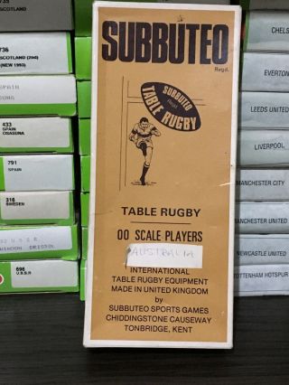 Subbuteo Rugby - Various Spare Players and Ref 1 Box.  Some Rare Great Deal 5