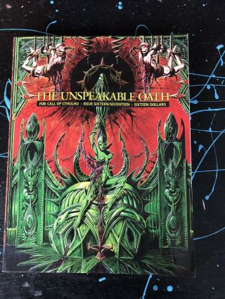 Call Of Cthulhu The Unspeakable Oath Issue Sixteen / Seventeen 16/17 Rare