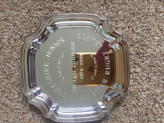 Rare Yorkshire Junior Rugby League Silver Jubilee Match Officials Trophy