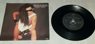 Dead Or Alive - What I Want - Rare Uk Promo 7 " Single In Picture Sleeve