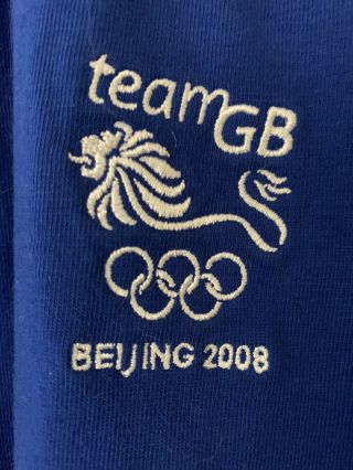 Official Team GB short sleeve top ATHLETE ISSUE Rare.  2008 Beijing.  Size Medium. 4