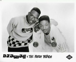 Fresh Prince And Dj Jazzy Jeff 8x10 Publicity Press Kit Photo Rare 01