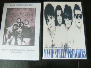 Manic Street Preachers Rare Dvds Frankfurt Madrid London 1991 - 92 Richey Edwards