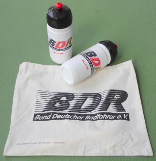 Rare 2019 German Team Feed Bag Water Bottle Set Tour De France Musette Bidon