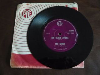 The Kinks.  Dead End Street / Big Black Smoke.  Rare 7 " Pye Records Nz Pressing