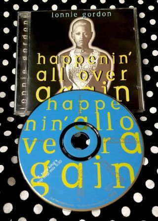 Lonnie Gordon - Happenin’ All Over Again ‘93 Remix Rare Usa Cd Single S/a/w Pwl