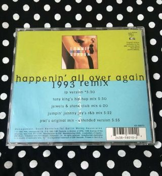 Lonnie Gordon - Happenin’ All Over Again ‘93 REMIX Rare USA CD Single S/A/W Pwl 2