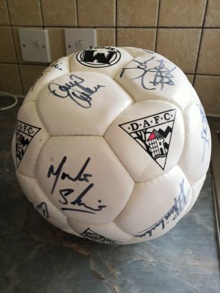 Rare Signed Dunfermline Athletic Ball Early 2000 