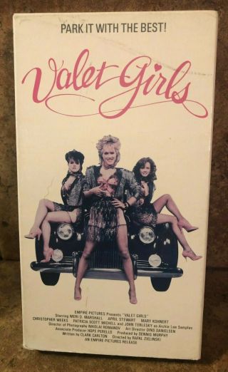 Valet Girls (vhs,  1987) 80 