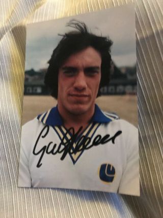 Gwyn Thomas Signed 6x4 Photo Rare Leeds United