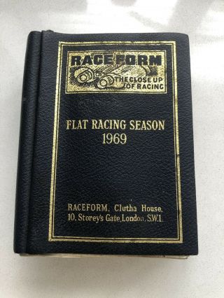Rare Raceform Up - To - Date Flat Horse Racing Season 1969 Postal Edition Book
