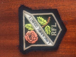 Rare Lancashire County Rugby League Patch