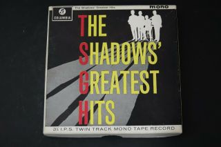 Very Old The Shadows Twin Track Mono Tape Recording - Very Rare Reel Tape L@@k
