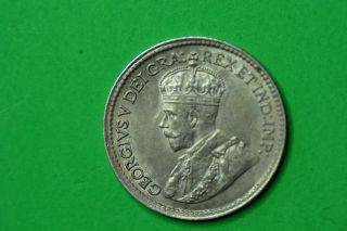 Canada 5 Cents 1918 Unc (for Sure).  925 Silver.  Rare