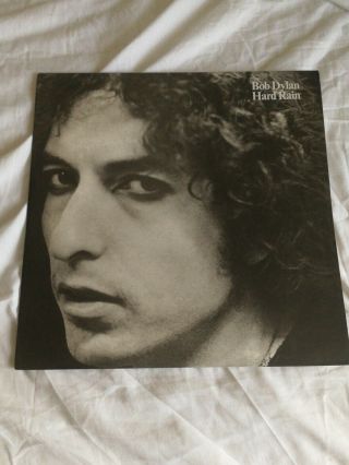Bob Dylan Vinyl Lp Hard Rain 1976 Cbs 86016.  Rare Spanish Press Vg,  /vg,