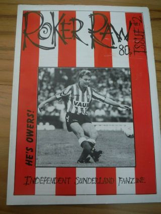 Sunderland Afc Fanzine - Roker Raw - Issue 2 - Nov/dec 1991 - Ultra Rare
